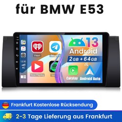 DAB+ 2G+64G Für BMW 5er E39 X5 E53 E38 Android 13 Autoradio Carplay GPS NAVI RDS