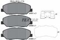 TEXTAR 2435101 TEXTAR Bremsbelagsatz, Scheibenbremse für HYUNDAI KIA SSANGYONG