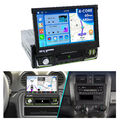 Flip Out Touchscreen 7" 1 DIN Autoradio Android 14 Carplay GPS FM BT NAVI 4+64G