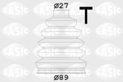 SASIC Achsmanschette Faltenbalgsatz Antriebswelle radseitig 1904003