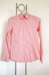 Aglini Bluse Hemdbluse Businessbluse Rosa Gr. 36 S