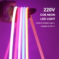 COB Neon LED Streifen Stripe 220V Flex Schlauch diffus Lichtband Lichtschlauch