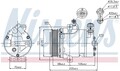 NISSENS 89024 Kompressor, Klimaanlage für Opel Vauxhall