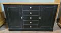 Kommode Anrichte Sideboard Schrank shabby schwarz