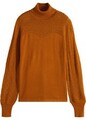 Neu Pullover aus nachhaltiger Viskose Gr. 48/50 Rehbraun Rollkragenpullover