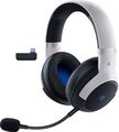 Razer Kaira Pro HyperSpeed PlayStation Licensed Gaming Headset Dual Wireless B/W