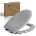 WC-Sitz O-Form Soft-Close Quick Release Antibakteriell Kratzfest Universale