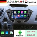 Autoradio Android 15 DAB+ RDS Carplay Für Ford Transit Custom 2013-2018 +Kamera