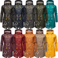 Navahoo Damen Funktions-Jacke Regen-Mantel Parka wasserdicht Dancing Umbrella