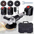 21V 125MM Akku Winkelschleifer Trennschleifer Schleifmaschine Flex mit 2 Akkus