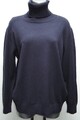 COOLER FEINSTRICK ROLLI ROLLKRAGEN STRICK PULLOVER WEICH PULLI MARINE BLAU
