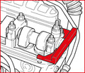 KS TOOLS Motoreinstell-Werkzeug-Satz für VAG, 5-tlg. VW mit 2, 4 Motoren (400.21