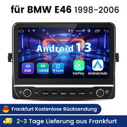 6+128G Android13 Autoradio Für BMW E46 1998-2006 GPS Nav Carplay WIFI BT SWC DAB