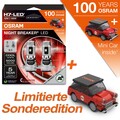 2 St. OSRAM H7 NIGHT BREAKER LED SPEED 6000K StVZO-Konforme + JUBILÄUMS LEGO CAR