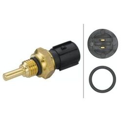 1x Sensor, Kühlmitteltemperatur HELLA 6PT 009 107-511 passend für HONDA ISUZU