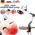 Profi 150W Infrarotlampe Wärmelampe Wärmestrahler RotlichtLampe+Klipp Heizlampe