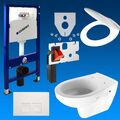 Geberit Duofix Vorwandelement Wand WC Delta 50 WC Sitz  Einwurfschacht - WC Set