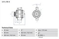 Bosch 0986042530 Generator für MERCEDES-BENZ