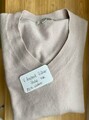 Kaschmir Pullover mit V- Ausschnitt zartrosa 