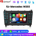 Carplay Autoradio Android 13 GPS NAVI SWC BT DAB+ 2+32G Für Mercedes Benz W203