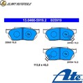 BREMSBELAGSATZ SCHEIBENBREMSE 13.0460-5919.2 FÜR HONDA CIVIC/Hatchback/III 1.3L
