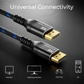 DisplayPort 1.4 Kabel DP 8K 4K 2K UHD HDR 8K@60Hz 4K@165Hz WQHD PC Gaming Beamer