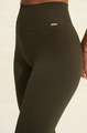 AIM'N - Damen - Leggings 20020019 - Khaki Ribbed Seamless Tights - Größe: M  NEU