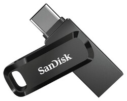 Sandisk Ultra Dual Drive Go USB Type-A / USB Type-C Stick 64 GB  Schwarz