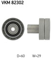Umlenkrolle Zahnriemen SKF VKM 82302 für SUNNY B12 N13 ALMERA NISSAN 60mm 2 3 1