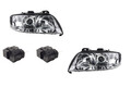 Scheinwerfer passend für Audi A6 4B 01/1997 - 09 H1 H7 Links Rechts + Stellmotor
