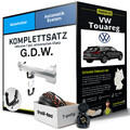 Für VW Touareg Typ 7P5 Anhängerkupplung abnehmbar +eSatz 7pol uni 2014-2018 NEU