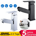 Waschtischarmatur Bad Waschbecken Wasserhahn mit Ausziehbar Brause Mischbatterie