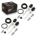 2x Bremssattel Führungsbolzen Set Reparatursatz HL HR für CITROEN OPEL PEUGEOT 
