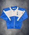 Vintage Puma Sportjacke Blau Weiß 90s Gr. M Herren Unisex Retro Oldschool