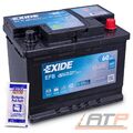 EXIDE AUTOBATTERIE 12V 60Ah STARTERBATTERIE 640A EL600 EFB START STOPP+POL FETT