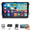 DAB+ 1+32GB Android 13 9" Autoradio GPS Navi Für VW GOLF 5 6 POLO TOURAN TIGUAN