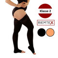 RIEMTEX® medizinische Kompressionsstrümpfe Klasse 2 CCL2 offene Spitze NEU Typ B