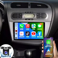 4+64G Android 14 Für Seat Leon MK2 1P1 2005-2012 Autoradio GPS NAVI WIFI BT RDS