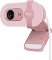 Logitech Brio 100 Full HD Webcam für Meetings und Streaming, Auto-Light Rose 