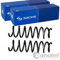 2X SACHS FAHRWERKSFEDERN HINTEN PASSEND FÜR BMW 5 LINKS+RECHTS