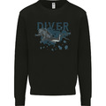 Scuba Tauchen Diver Herren Sweatshirt Pulli