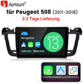 Für Peugeot 508 2011-2018 DAB+ Carplay Autoradio Android 13.GPS WIFI Navi PDC FM