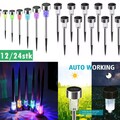 12/24STK LED Solarleuchte Leuchten Außen Solarlampe Wasserdicht Gartenleuchte