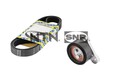 Keilrippenriemensatz SNR KA857.38 für VW POLO 5 6R1 6C1 UP 121 122 BL1 BL2 BL3 3