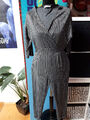 Jumpsuit Streifen Look Gr.38 klassisch schwarz weiss Buissness Wear Pull&Bear