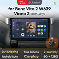 Für Mercedes-Benz Vito Viano W639 04-14 128G Android Autoradio CarPlay Kam Navi