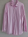Peter Hahn Bluse Damen Oberteil Hemd Hemdbluse Gr. EU 48  Pink 