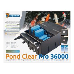 SuperFish Pond Clear Pro 36000 Durchlauffilter mit UVC 36 Watt