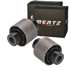 2X MERTZ QUERLENKERLAGER BUCHSE HINTEN INNEN OBEN BEIDSEITIG PASSEND FÜR AUDI