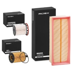 RIDEX Filterset Inspektionspaket Filtersatz für VW GOLF VI (5K1) TOURAN (1T3)